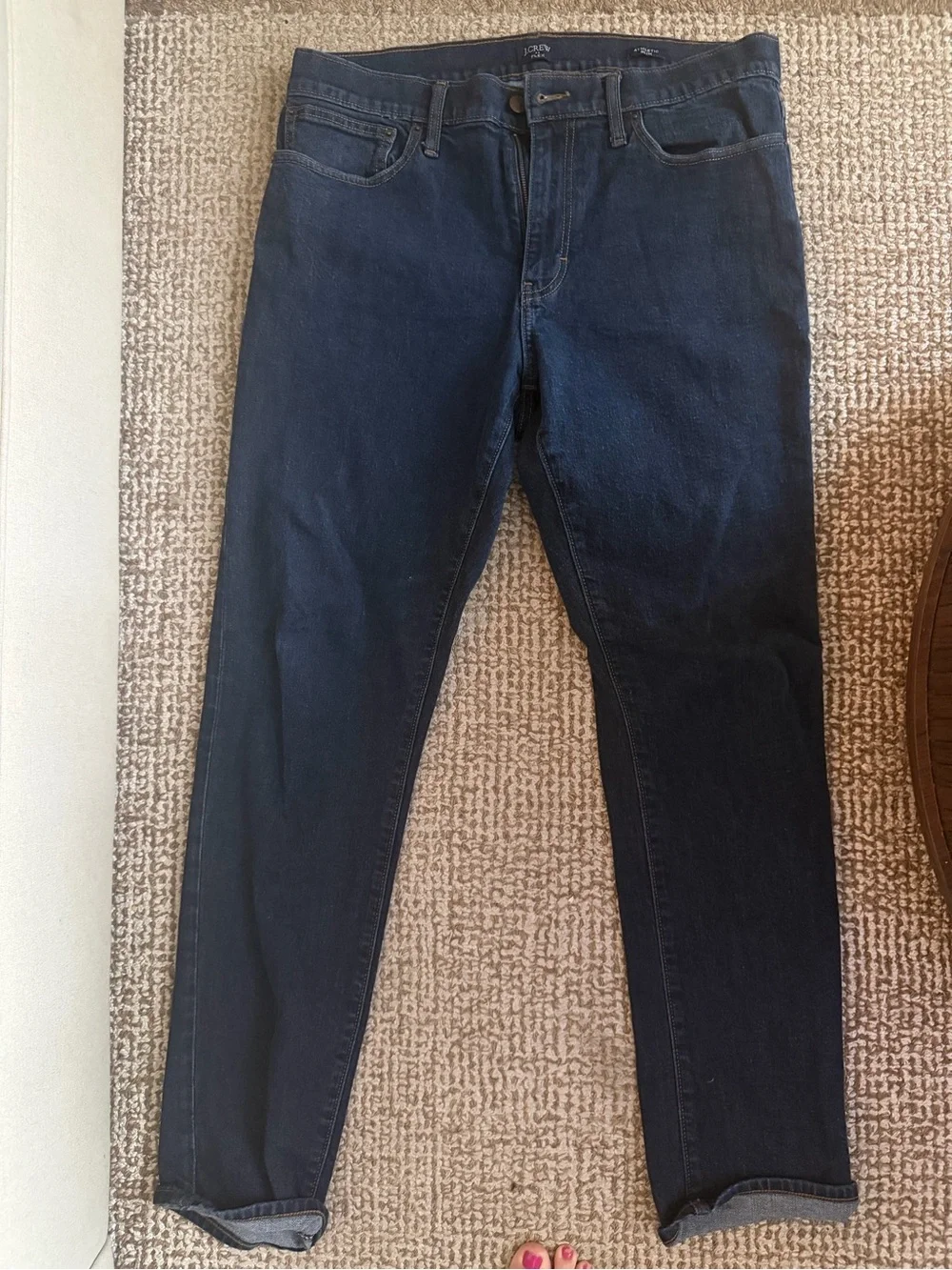J. Crew Men’s Dark Indigo Straight Jeans